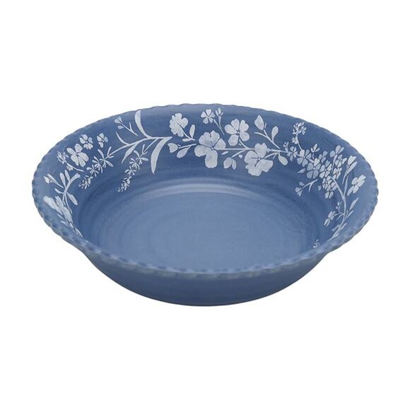 The Pioneer Woman 12-Piece Daisy Bamboo Melamine Dinnerware Set, Blue - Picture 7 of 7